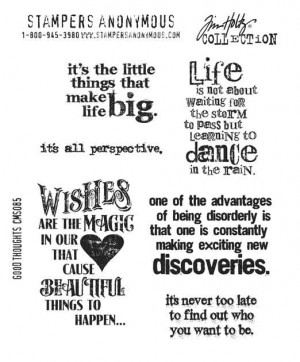 Tim Holtz Good Thoughts