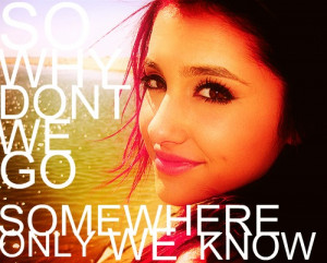 Ariana with Song Quotes - victorious Fan Art