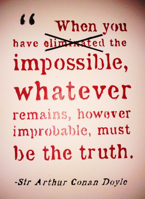 screen print of the quote; 