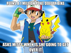 Pokemon Misty Ash Ketchum Gif