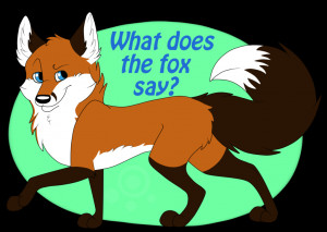 What does the fox say? (tshirt available) by Pigeon-Feathers