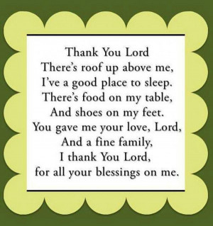 Thank You Lord