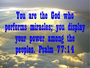 ... God who works Miracles... So What Miracles Are you believing God For