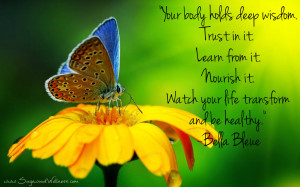 Health & Wellness Quotes - Your Body Holds Wisdom - Sagewood Wellness ...