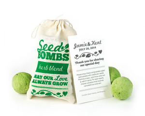... print you may also like herb seed bombs favor with personalized card