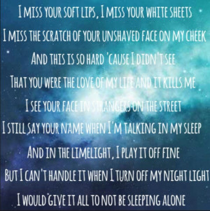 Ke$ha. Lyrics: I miss your soft lips, I miss your white sheets I miss ...