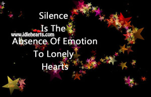 Silence The Absence Words...