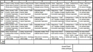 Use the rubric below, and the description above, to guide your writing ...