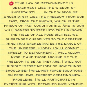 The Law of Detachment - The Seven Spiritual Laws to Success by Deepak ...