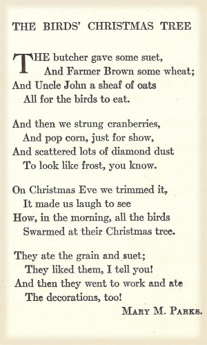 The Birds' Christmas Tree