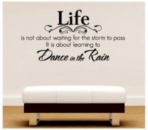 Wall Decor Art Vinyl Removable Mural Decal Sticker Letting Quotes Life ...