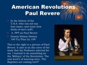revere biography a collection of famous quotations by paul revere