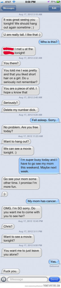 funny overly attached girlfriend text message