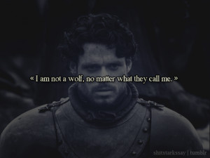 am not a wolf, no matter what they call me.