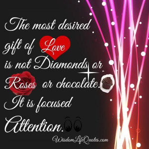 The most desired gift of love