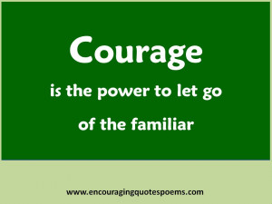Encouraging Quote on Courage