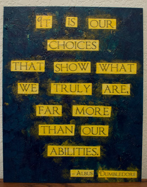 Harry Potter quote painting 9.5