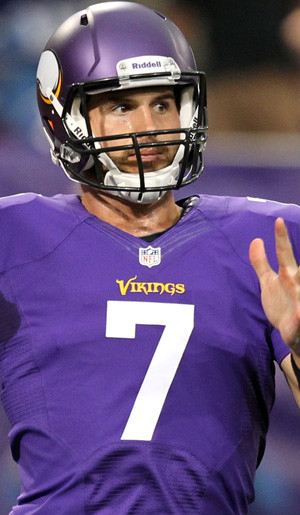 Minnesota Vikings Quarterback Christian Ponder