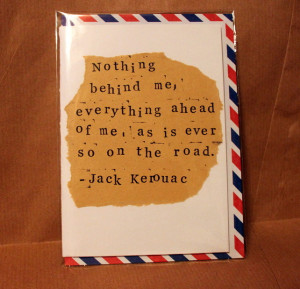 Travel Quote Card, Jack Kerouac