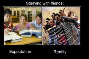 ... Size | More study with friends expectation vs reality funny quotes