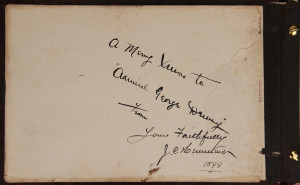 GEORGE DEWEY]. Photograph album, inscribed “A Merry Xmas to Admiral ...