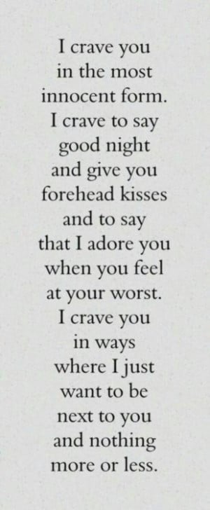 Crave you quote