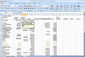 family budget spreadsheet excel xls file family budget spreadsheet ...