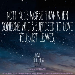 Start reading LOVE LETTERS TO THE DEAD today!