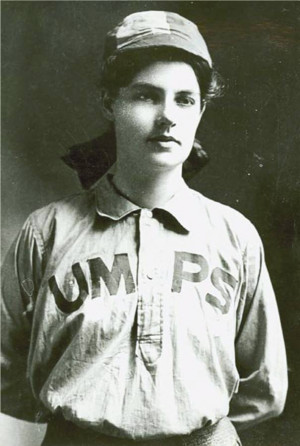 Umpire Amanda Clement. Photo Credit: National Baseball Hall of Fame