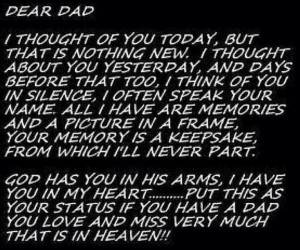Dear Dad in Heaven... ♥: Happy Birthday, Inspiration, Dads Quotes ...