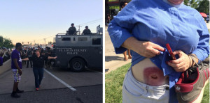 This looks painful. To add insult to injury, she was apparently trying ...