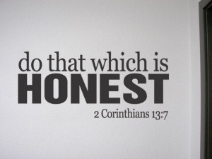... Which Is HONEST Wall Quotes Vinyl Decal Bible Verse Quote Home Decor