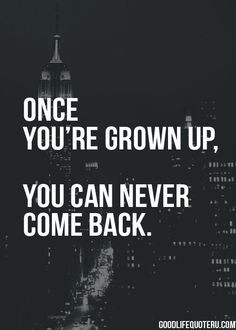 ... life quotes, peter pan quotes never grow up, true quotes about life