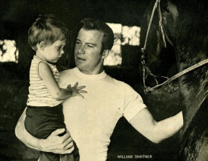 William Shatner with daughter
