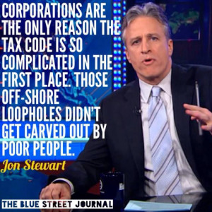 Jon Stewart on the Tax Code -