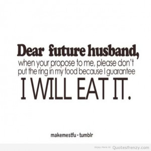 The truth about “cute proposals” involving food.