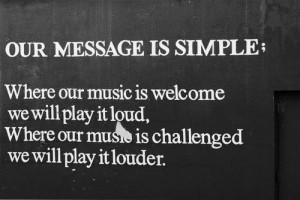 This should be every musician's credo.