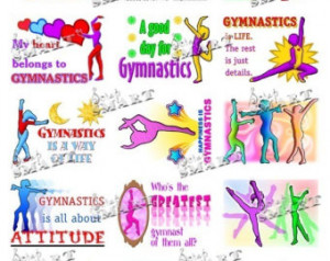 Gymnastics Quotes - 14 Illustration s of Gymnists and their Sport all ...