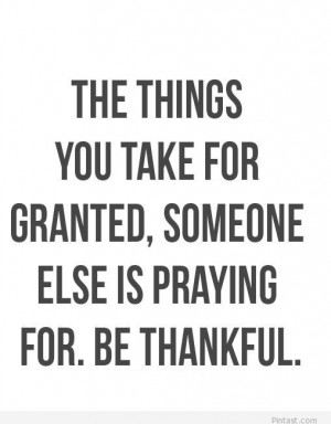 Be Thankful Quotes