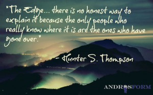 Hunter S. Thompson #quote about 