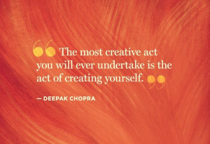 True #quote: The most creative act...