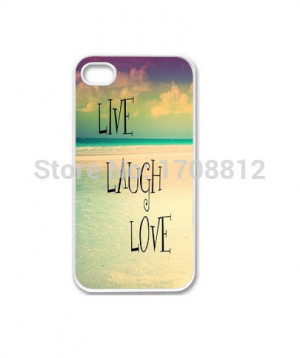 Inspirational Quote Beach Love phone case for iPhone4 5s 5c 6 Plus ...