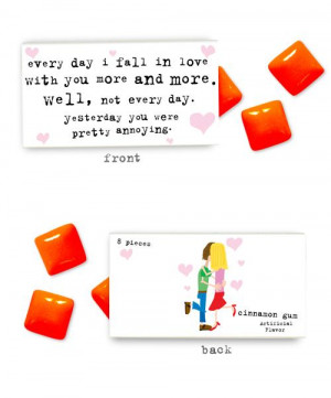Uncooked Greeting Cards Gum