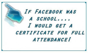 If facebook was a school quote