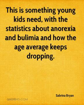 Sabrina Bryan - This is something young kids need, with the statistics ...