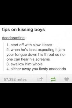 ... on kissing boys tips on kissing boys kissing tips kiss boy clean humor