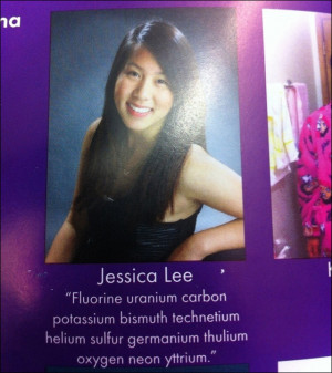 The Nerdiest / Most Gangster Yearbook Quote Ever