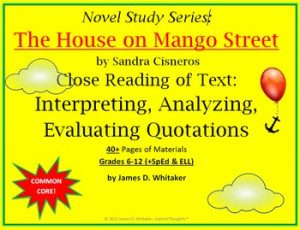 House on Mango Street Close Reading of Quotes