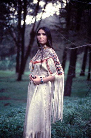 Sacheen Littlefeather -an old skooler, see what her link is to Marlon ...