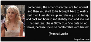 More Evanna Lynch Quotes